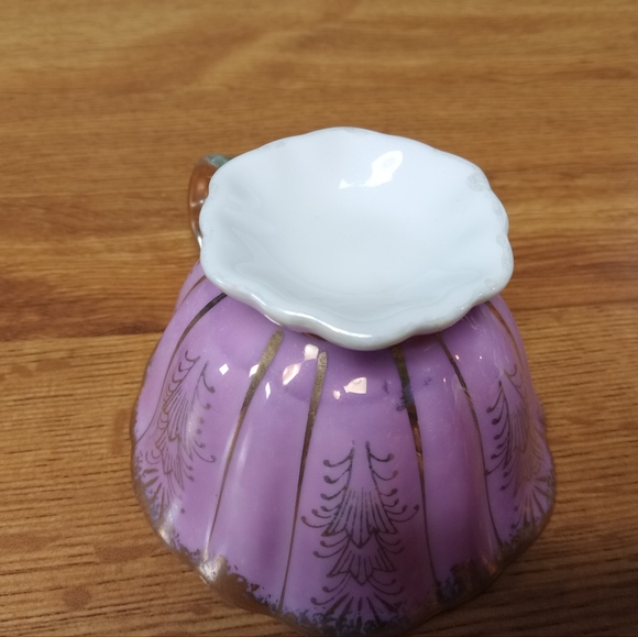 Vintage Japanese Iridescent Lusterware Tea Cup - Picture 11 of 13